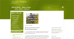 Desktop Screenshot of jak-postavit-ploty.cz