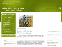 Tablet Screenshot of jak-postavit-ploty.cz